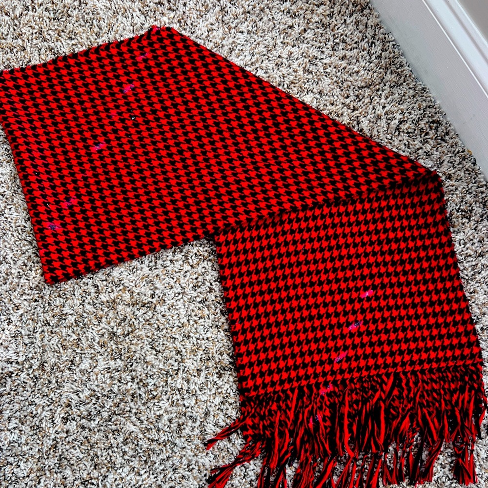 100% Cashmere Buffalo Checkered Scarf